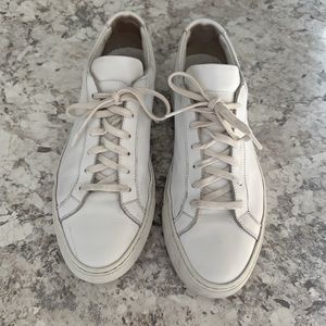 Common Projects Woman Achilles Low white sneakers,  Size 9(39), EUC